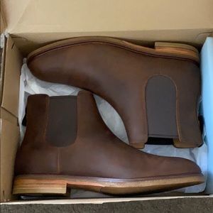 NEW NIB Clarks Gobi brown beeswax leather boot, 12